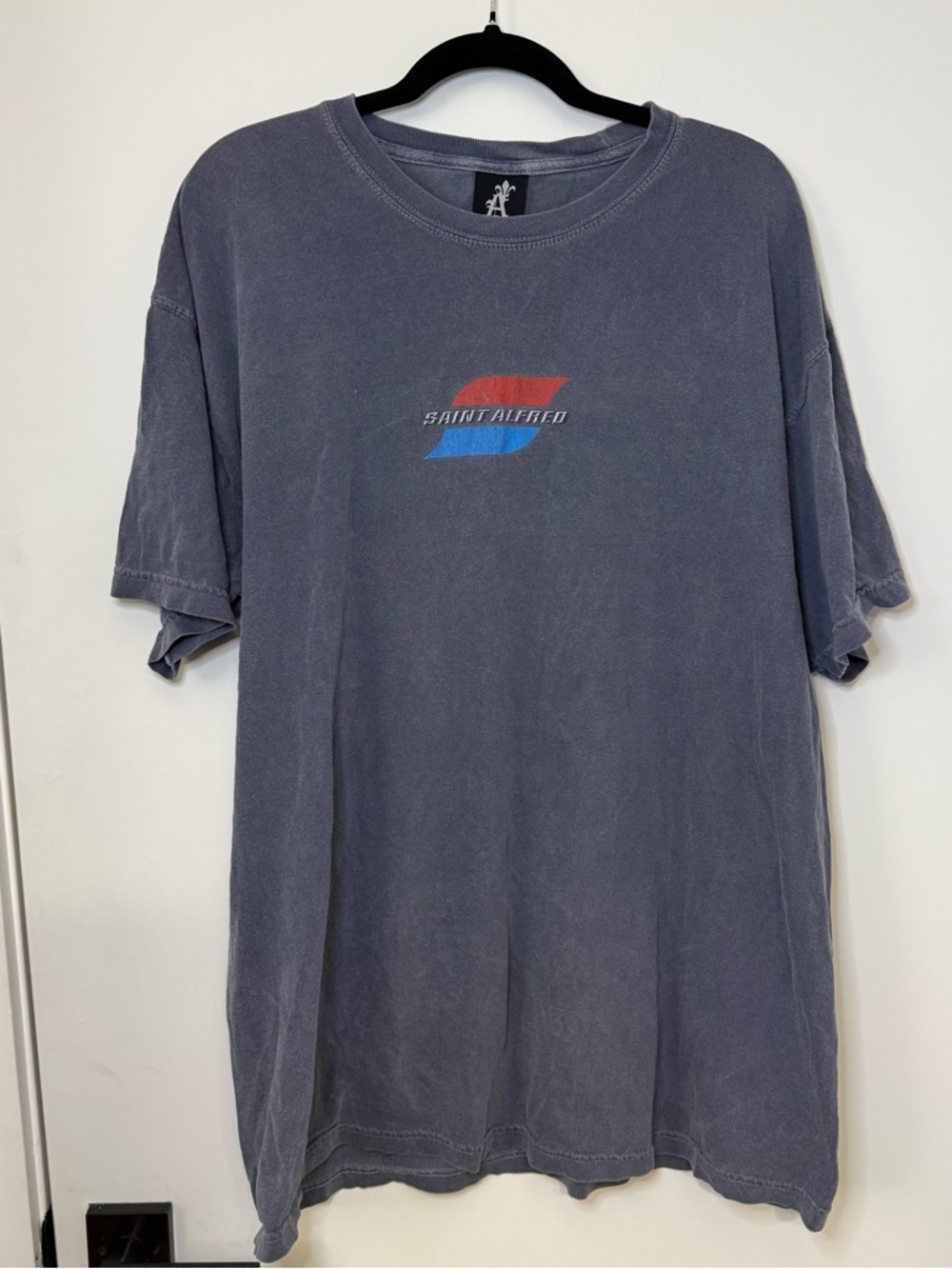 Saint Alfred Chicago Streetwear Microbrand Blue T-Shirt, XL